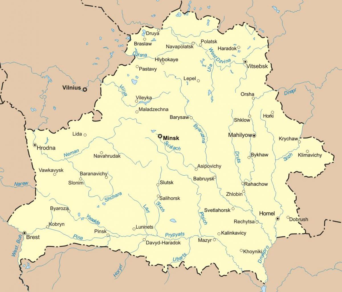 地図belorussia