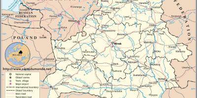 ベラルーシ国-地図