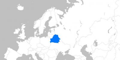 地図のベラルーシ欧州
